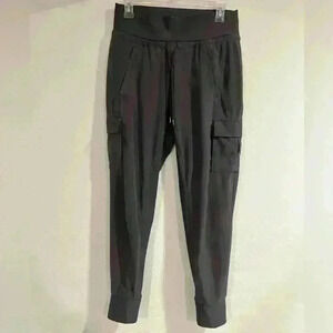 Athleta Joggers grey size 2 with stretch, drawstring and pockets